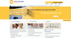 Desktop Screenshot of lehoanglaw.com.vn